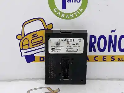 Peça sobressalente para automóvel em segunda mão módulo electrónico do fecho central por volkswagen golf vi 2.0 16v tsi referências oem iam 5k0959434b