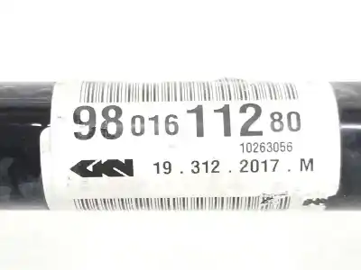 Автозапчасти б/у передняя правая трансмиссия за citroen c3 (s desde 09/2009) 1.2 12v ссылки oem iam 9801611280