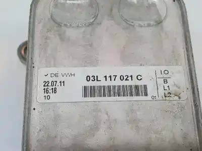 Автозапчасти б/у охладитель моторного масла за audi a3 sportback (8pa) 2.0 tdi 16v ссылки oem iam 03l117021c  03l117021c Автозапчасти б/у охладитель моторного масла за audi a3 sportback (8pa) 2.0 tdi 16v ссылки oem iam 03l117021c  03l117021c
