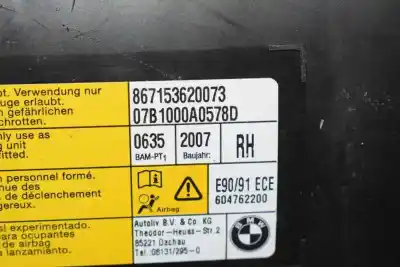 Second-hand car spare part right side airbag for bmw 3 (e90) 320 d oem iam references 72127153620  