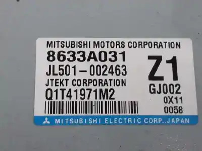 Автозапчастина б/у блок управління рульмову для mitsubishi asx 1.8 did посилання на oem iam 8633a031  jl501002463