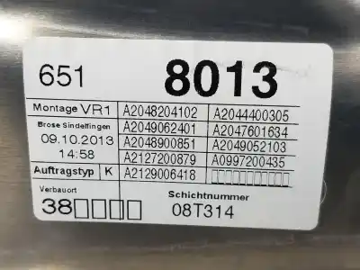 Автозапчасти б/у регулятор стекла переднего правого за clase c clase c lim. 2.1 cdi ссылки oem iam a2127201679  a2127201679