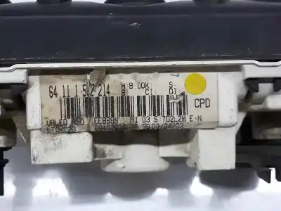 Second-hand car spare part climate control for mini mini (r50,r53) 1.6 16v cat oem iam references 64111502214  64111502214