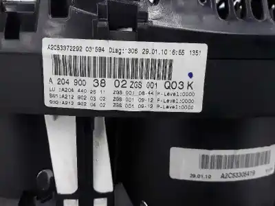 Second-hand car spare part dashboard for clase c clase c berlina 2.1 cdi oem iam references a2049003802  a2c53372292