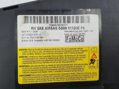 Автозапчасти б/у подушка безопасности передняя правая за land rover range rover (lm) 3.6 td v8 ссылки oem iam lr018580  6g9n611d32fb