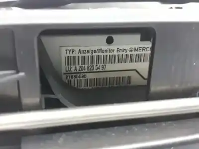 Second-hand car spare part multifunction display for clase c clase c berlina 2.1 cdi oem iam references a2048205497  a20468012319f45