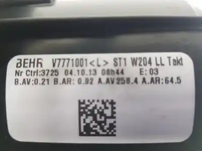 Second-hand car spare part heating fan for clase c clase c lim. 2.1 cdi oem iam references a2128200708