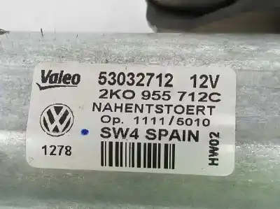 Second-hand car spare part rear windshield wiper motor for volkswagen caddy ka/kb (2k) 1.9 tdi oem iam references 2k0955712c  2k0955712c