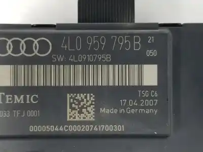 Second-hand car spare part electronic module for audi q7 (4l) 3.0 v6 24v tdi oem iam references 4l0959795b  4l0910795b