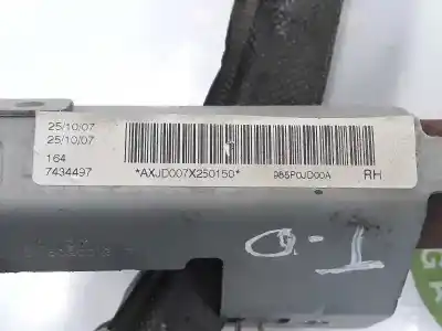 Автозапчасти б/у передняя правая подушка безопасности за nissan qashqai / qashqai +2 i (j10, nj10, jj10e) 1.5 dci ссылки oem iam 985p0jd00a  985p0jd00a