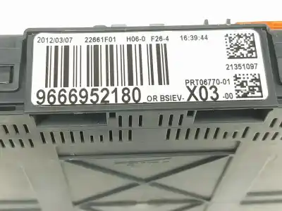 Автозапчасти б/у блок реле/предохранителей за citroen c3 pluriel 1.4 ссылки oem iam 9666952180  6580yj