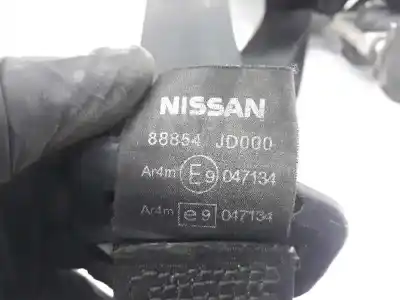 Автозапчастина б/у центральний задній ремін безпеки для nissan qashqai / qashqai +2 i (j10, nj10, jj10e) 1.5 dci посилання на oem iam 88854jd000  88854-jd000