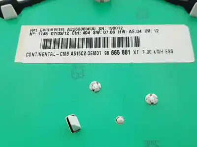 Peça sobressalente para automóvel em segunda mão quadrante por citroen c3 pluriel 1.4 referências oem iam 98041179xt  6103gg