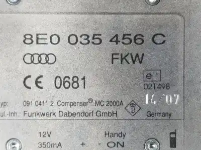 Second-hand car spare part antenna amplifier for audi q7 (4l) 3.0 v6 24v tdi oem iam references 8e0035456c  8e0035456c
