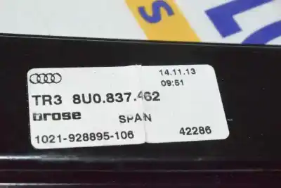 Автозапчастина б/у регулятор переднього правого скла для audi q3 (8ub, 8ug) 2.0 tdi посилання на oem iam 8u0837462  8u0837462