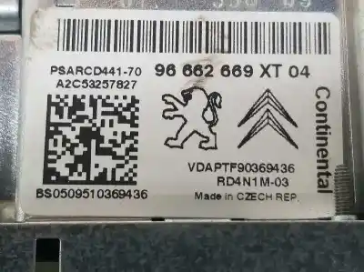 Автозапчастина б/у аудіо система / радіо cd для citroen ds3 base посилання на oem iam 96662669xt  a2c53257827