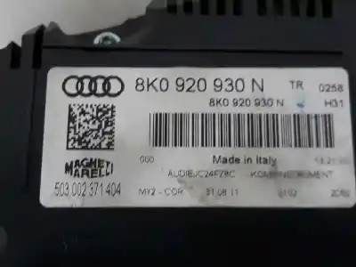 Автозапчасти б/у приборная доска за audi a4 b8 avant (8k5) 2.7 tdi ссылки oem iam 8k0920930n  8k0920930n