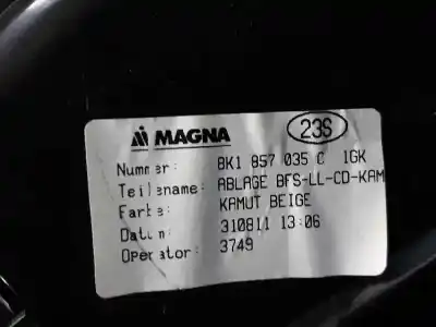 Автозапчастина б/у бардачок для audi a4 b8 avant (8k5) 2.7 tdi посилання на oem iam 8k1857124  8k1857124
