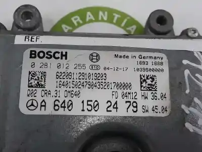 Piesă de schimb auto la mâna a doua unitate de control motor ecu pentru clase c clase a 2.0 cdi referințe oem iam a6401502479  a6401502479