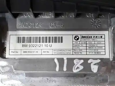 Автозапчасти б/у многофункциональный дисплей за bmw serie 1 lim. (f21) 1.6 turbodiesel ссылки oem iam 65509322121  65509322121