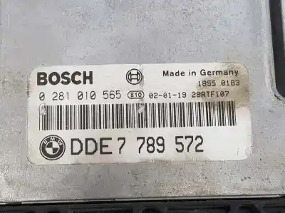 Peça sobressalente para automóvel em segunda mão centralina de motor uce por bmw serie 3 compact 2.0 16v d referências oem iam 13617789572 7789572 0281010565 