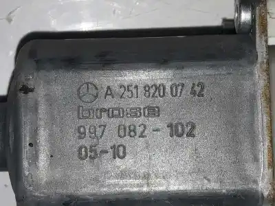 Second-hand car spare part left front window motor for clase c clase r 3.0 cdi oem iam references a2518200742  1669060301