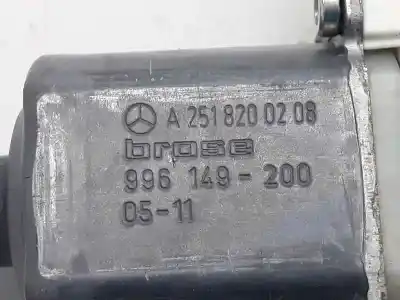 Second-hand car spare part rear right window motor for clase c clase r 3.0 cdi oem iam references a2518200208  1669060601
