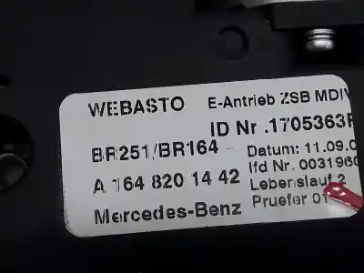 Автозапчасти б/у электродвигатель крыши за clase c clase r 3.0 cdi ссылки oem iam a1648201442  1648201442