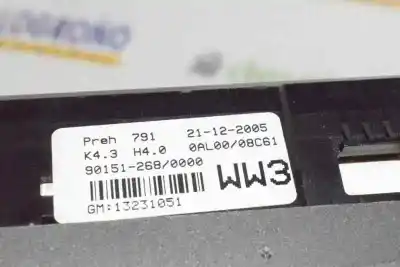Peça sobressalente para automóvel em segunda mão comando de sofagem (chauffage / ar condicionado)  por opel astra h gtc (a04) 1.9 cdti 16v (l08) referências oem iam 13231051  13231051