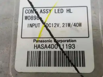 Second-hand car spare part xenon headlights control unit  for nissan np300 pickup 2.3 dci d oem iam references w0898  hasa4d011193