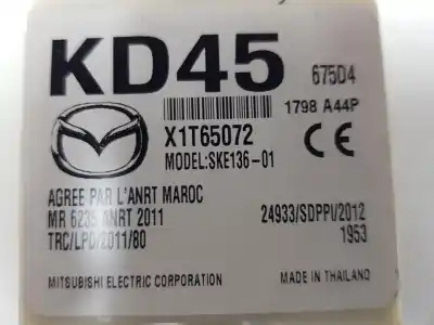 Second-hand car spare part electronic module for mazda cx5 ke style 2wd oem iam references kd45675d4  kd45675d4