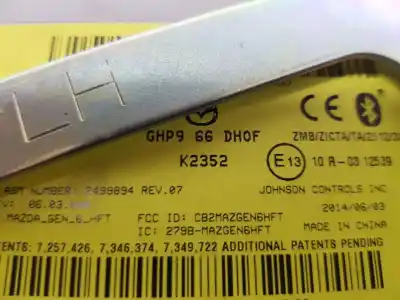 Second-hand car spare part electronic module for mazda cx5 ke style 2wd oem iam references ghp966dh0f  ghp966dh0f