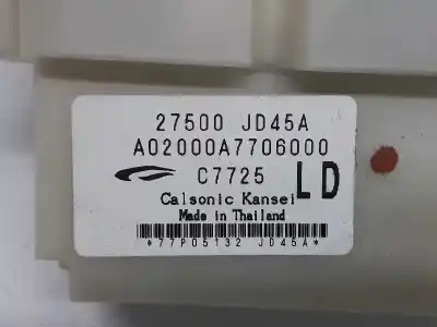 Автозапчастина б/у клімат-контроль для nissan qashqai / qashqai +2 i (j10, nj10, jj10e) 1.5 dci посилання на oem iam 27500jd45a  a02000a7706000