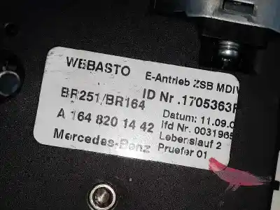 Автозапчастина б/у електричний двиг на дах для clase c clase r 3.0 cdi посилання на oem iam a1648201442  1705363r