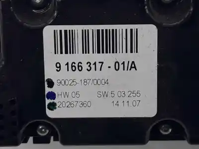 Peça sobressalente para automóvel em segunda mão comando de sofagem (chauffage / ar condicionado) por bmw x5 3.0 turbodiesel referências oem iam 64119310448  9166317