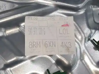 Автозапчастина б/у регулятор вікна передній лівий для volkswagen tiguan (5n_) 2.0 tdi посилання на oem iam 5n0837461  5n0837461