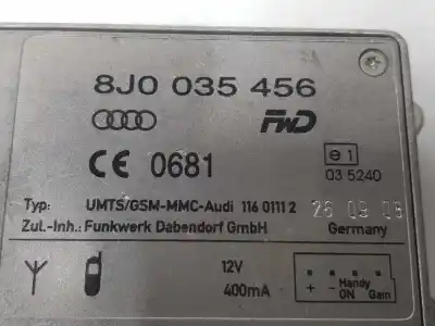 Автозапчасти б/у антенный усилитель за audi a4 b8 avant (8k5) 2.0 tdi ссылки oem iam 8j0035456