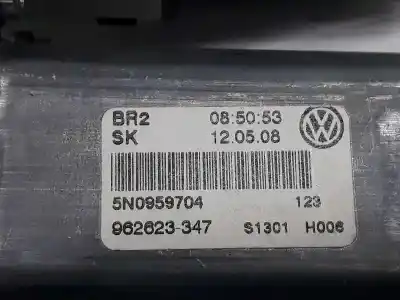 Автозапчастина б/у двигатель заднього правого скла для volkswagen tiguan (5n_) 2.0 tdi посилання на oem iam 5n0959704  5n0959704