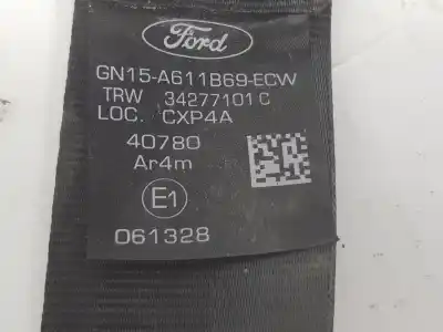 Автозапчастина б/у задній лівий ремін безпеки для ford ecosport 1.0 ecoboost посилання на oem iam gn15a611b69ecw  gn15a611b69ecw