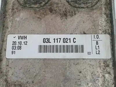 Автозапчасти б/у охладитель моторного масла за audi a4 b8 (8k2) 2.0 tdi ссылки oem iam 03l117021c