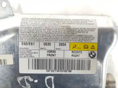 Автозапчасти б/у подушка безопасности передняя правая за bmw 5 (e60) 520 i ссылки oem iam 72126963022  72126963022
