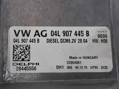 Gebrauchtes Autoersatzteil ecu-motorsteuergerät uce motorsteuergerät zum seat leon (5f1) 1.6 tdi oem-iam-referenzen 04l907445b 04l907445b 