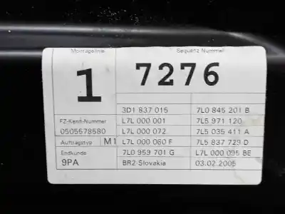 Second-hand car spare part driver left window regulator for porsche cayenne (9pa) turbo 4.5 oem iam references 7l0837461f  95554246104