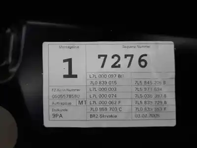 Автозапчастина б/у регулятор склона задній лівий для porsche cayenne (9pa) turbo 4.5 посилання на oem iam 7l0839461d  7l0839461d