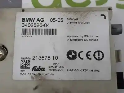 Peça sobressalente para automóvel em segunda mão módulo eletrónico antena por bmw x3 (e83) 2.0 d referências oem iam 65203402526  65203452099