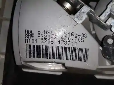 Second-hand car spare part left tailgate door light for bmw x3 (e83) 2.0 d oem iam references 63213420205  63213420205