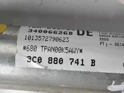 Автозапчасти б/у подушка безопасности передняя левая шторка безопасности за volkswagen passat variant 2.0 tdi ссылки oem iam 3c0880741b  34006626b