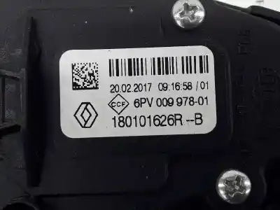 Second-hand car spare part accelerator pedal for renault master iii furgoneta (fv) 2.3 dci 145 fwd (fv0e fv0f fv0h fv02 fv0m fv0s.... oem iam references 180101626r  180101626r