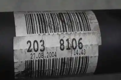 Tweedehands auto-onderdeel centrum transmissie voor mercedes-benz clase c (w203) c 220 cdi (203.008) oem iam-referenties a2034108106  a2034108106