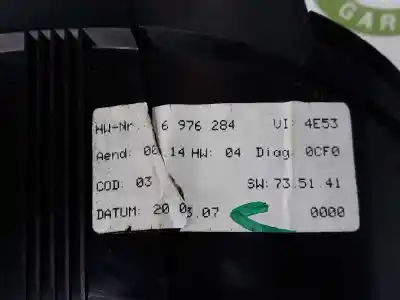 Peça sobressalente para automóvel em segunda mão quadrante por bmw x5 (e70) 3.0 d referências oem iam 62109153843  62109153843